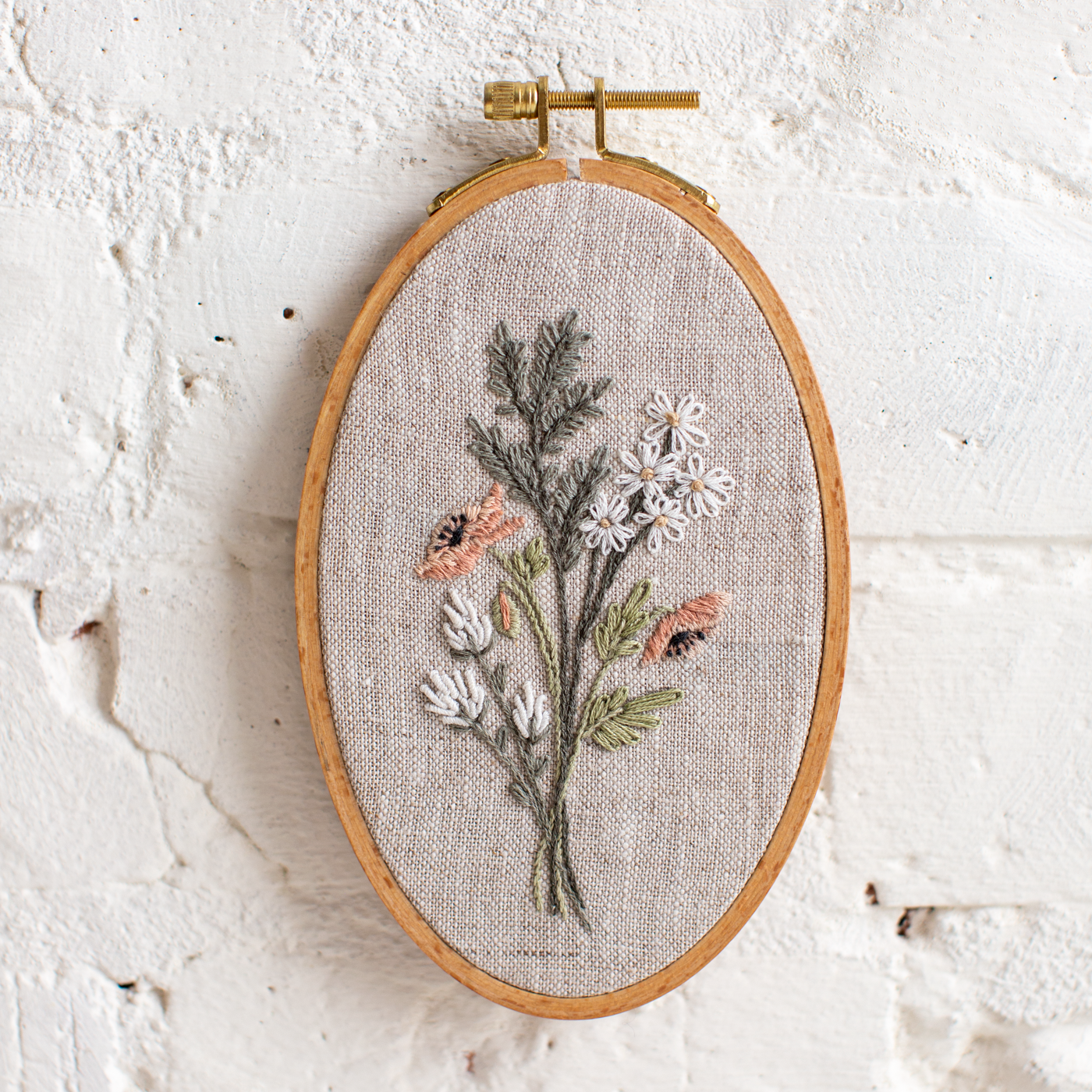 Botanical Bouquet Embroidery Kit