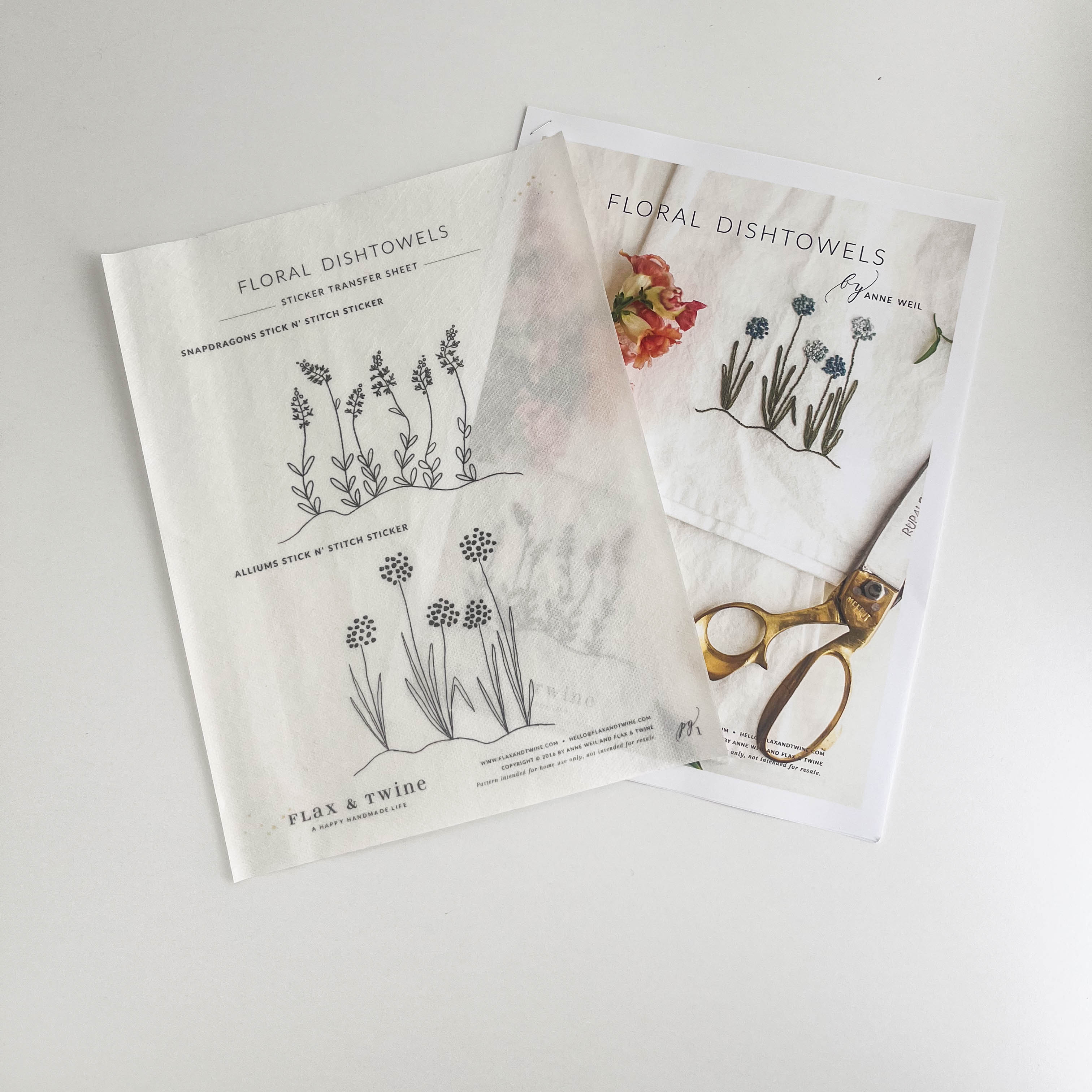 Floral Dishtowels A LA CARTE
