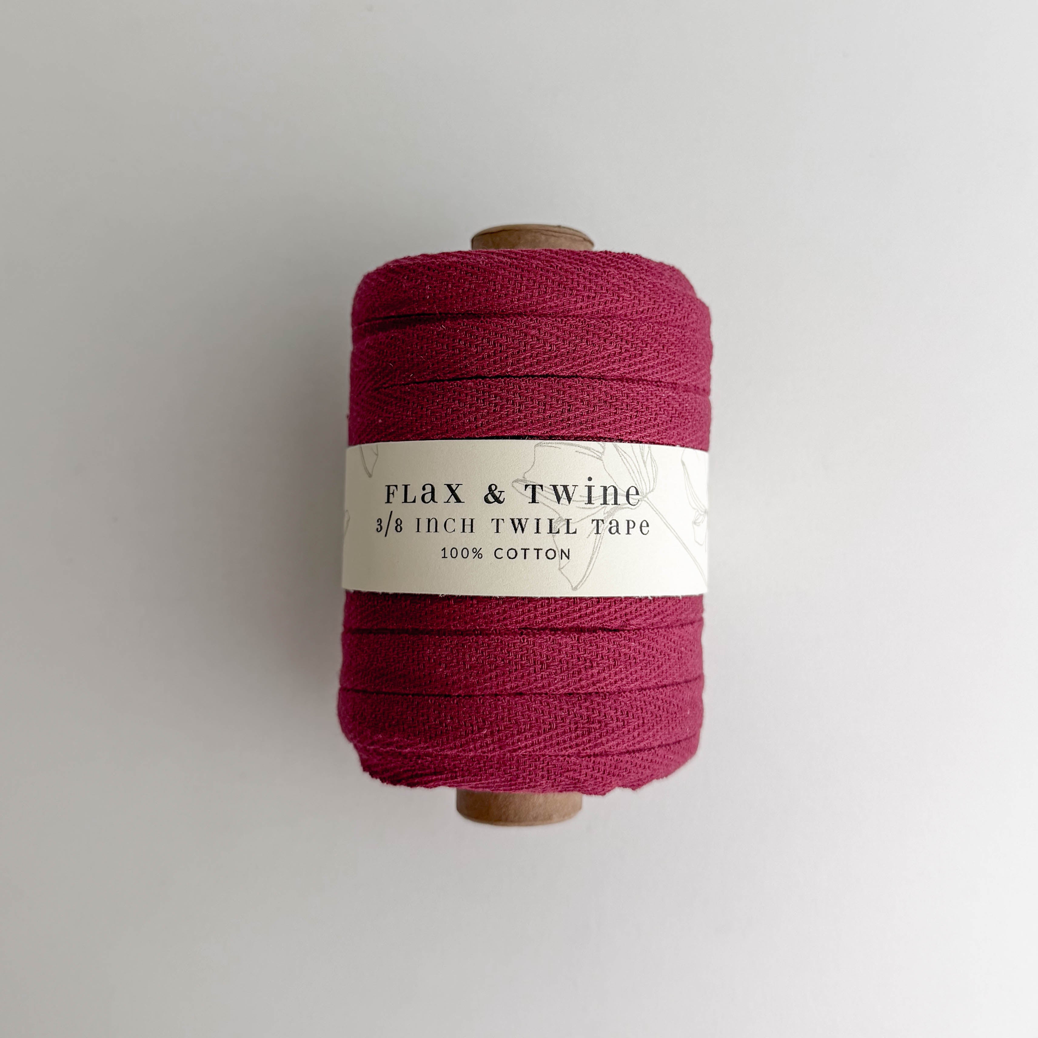 Flax & Twine Cotton Twill Tape (3/8")