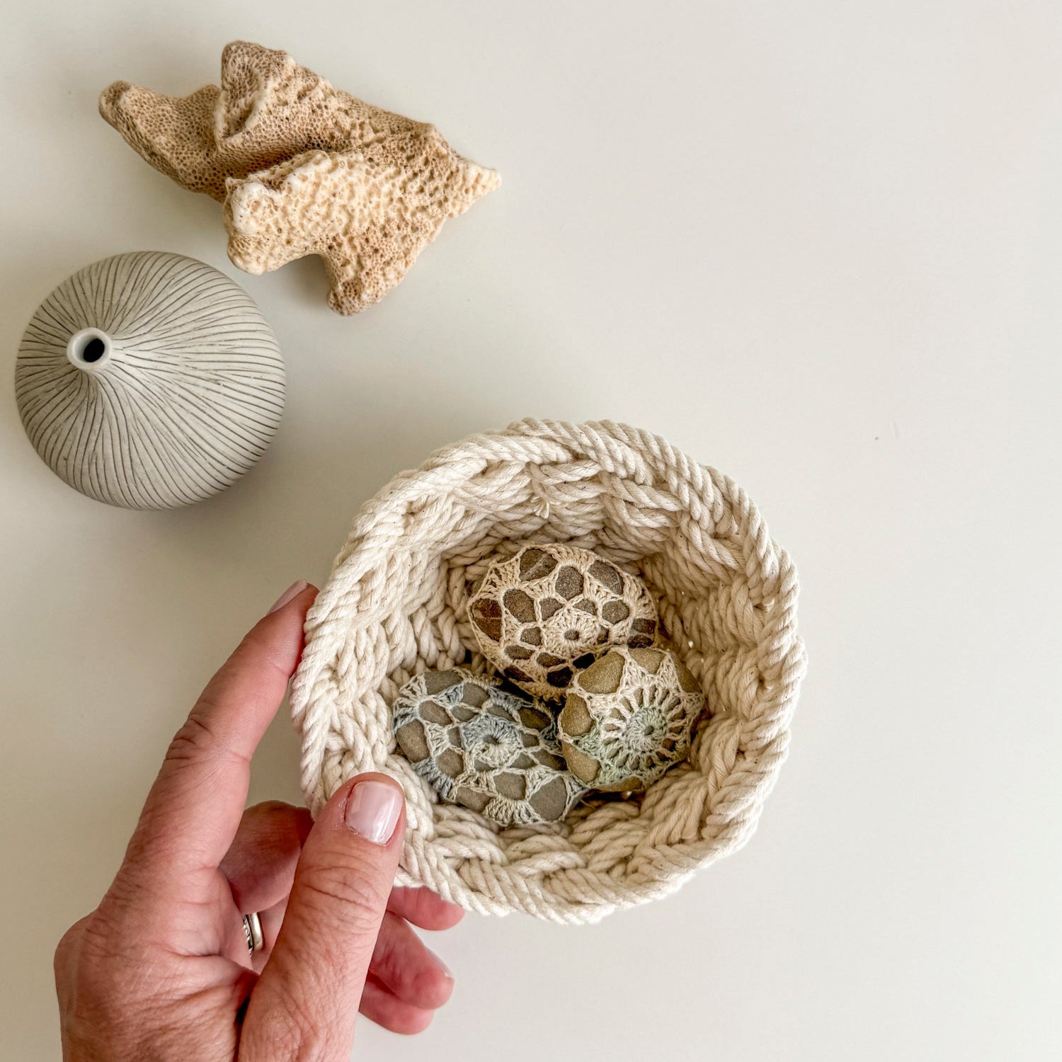 Josie Mini Rope Bowl Pattern