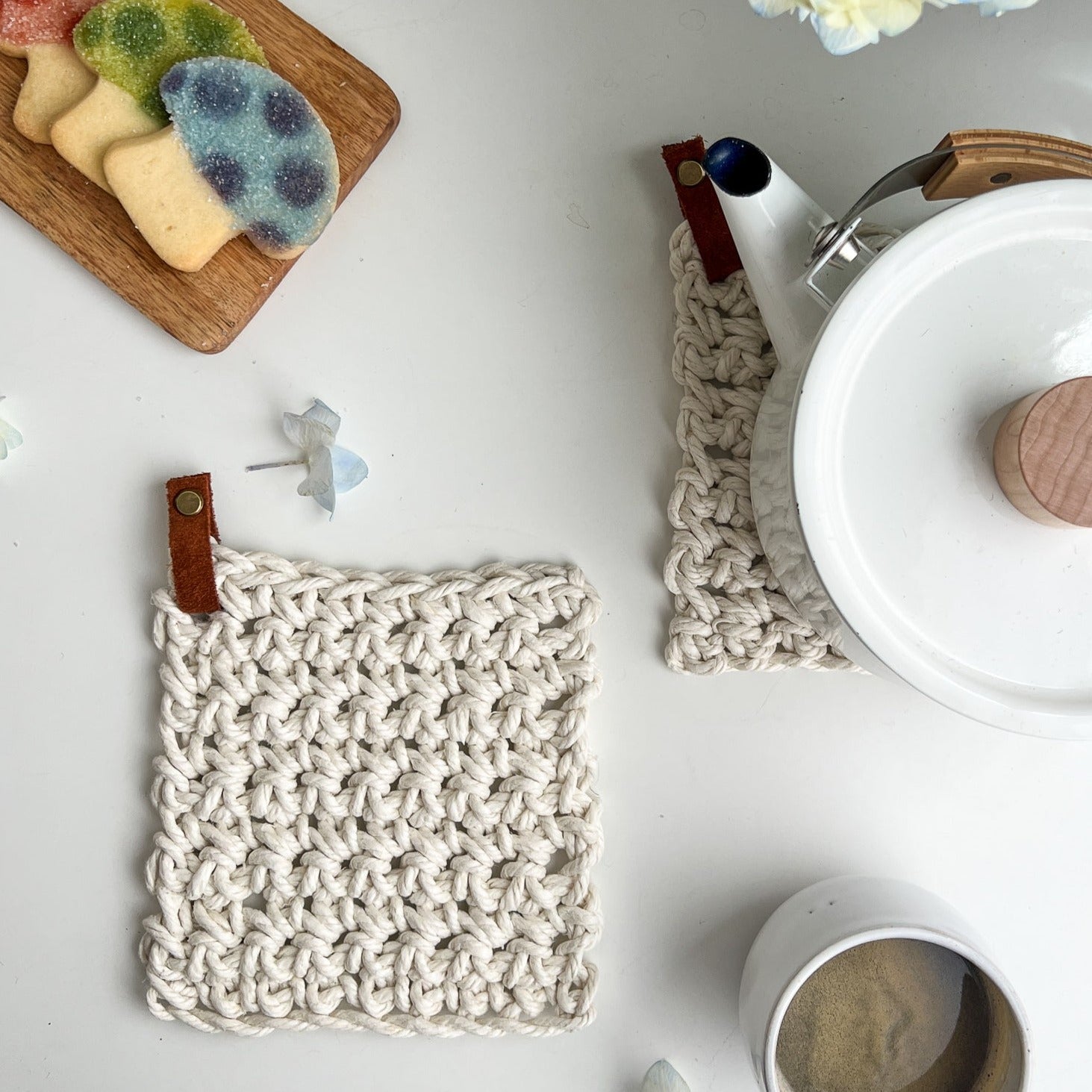 Pauline Flax Potholders Pattern