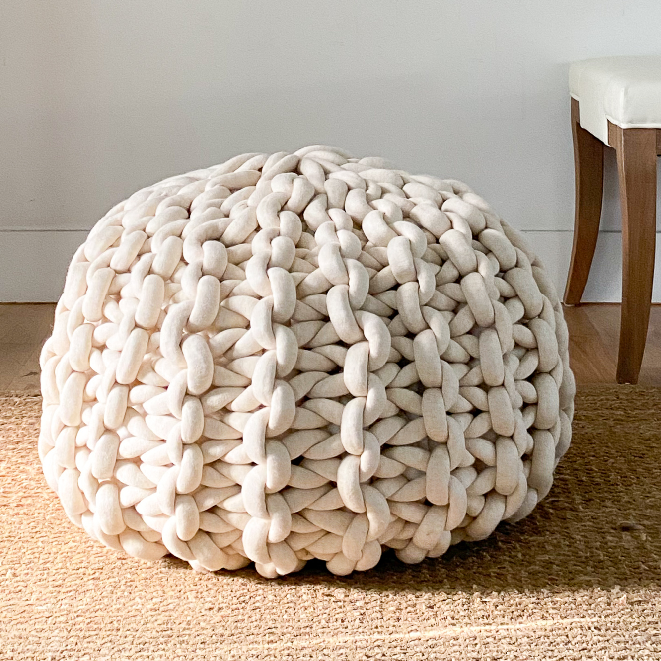 Giant Cotton Squish Pouf Pattern