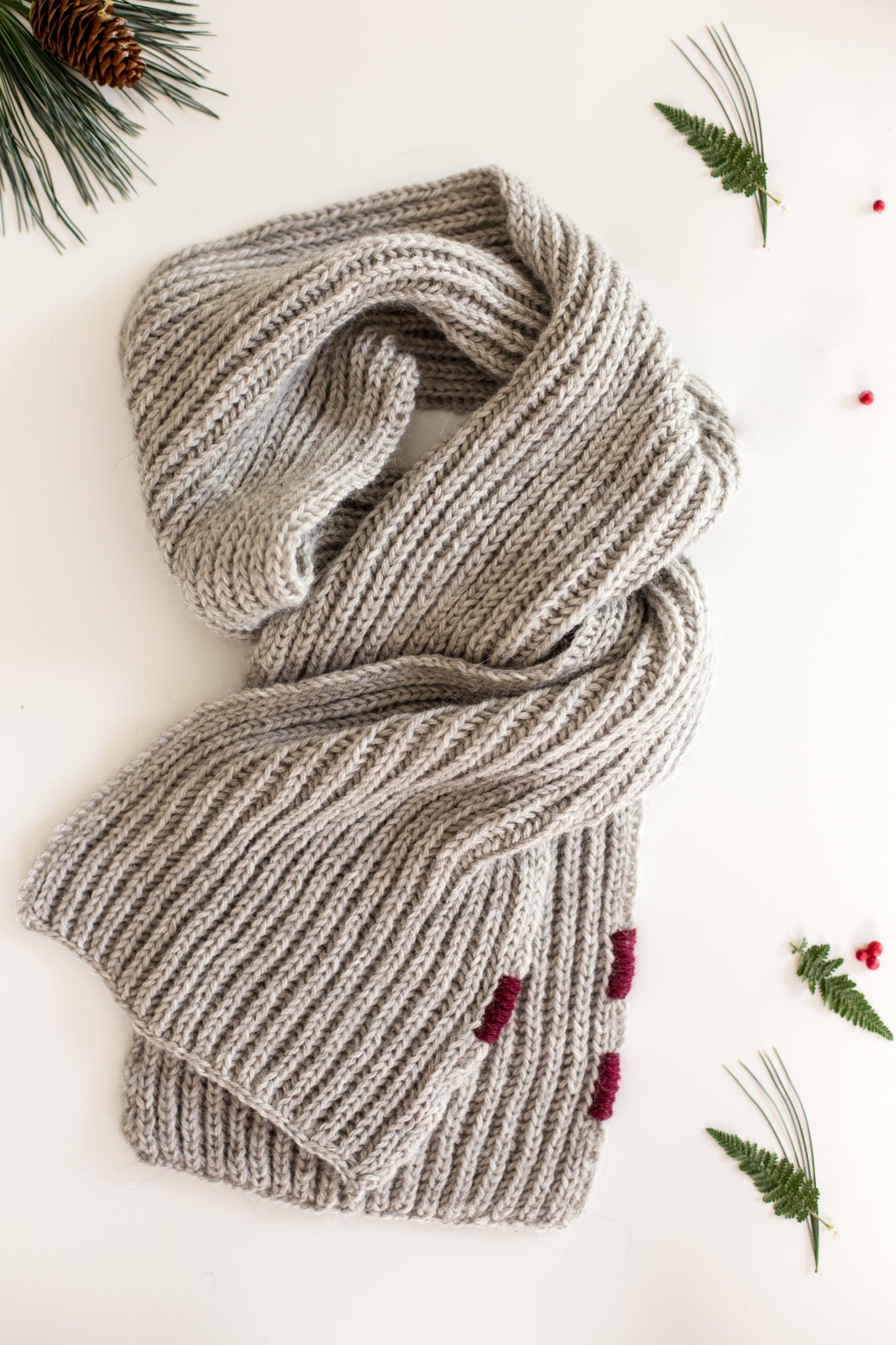 Tag Brioche Scarf Pattern In Mollie Makes