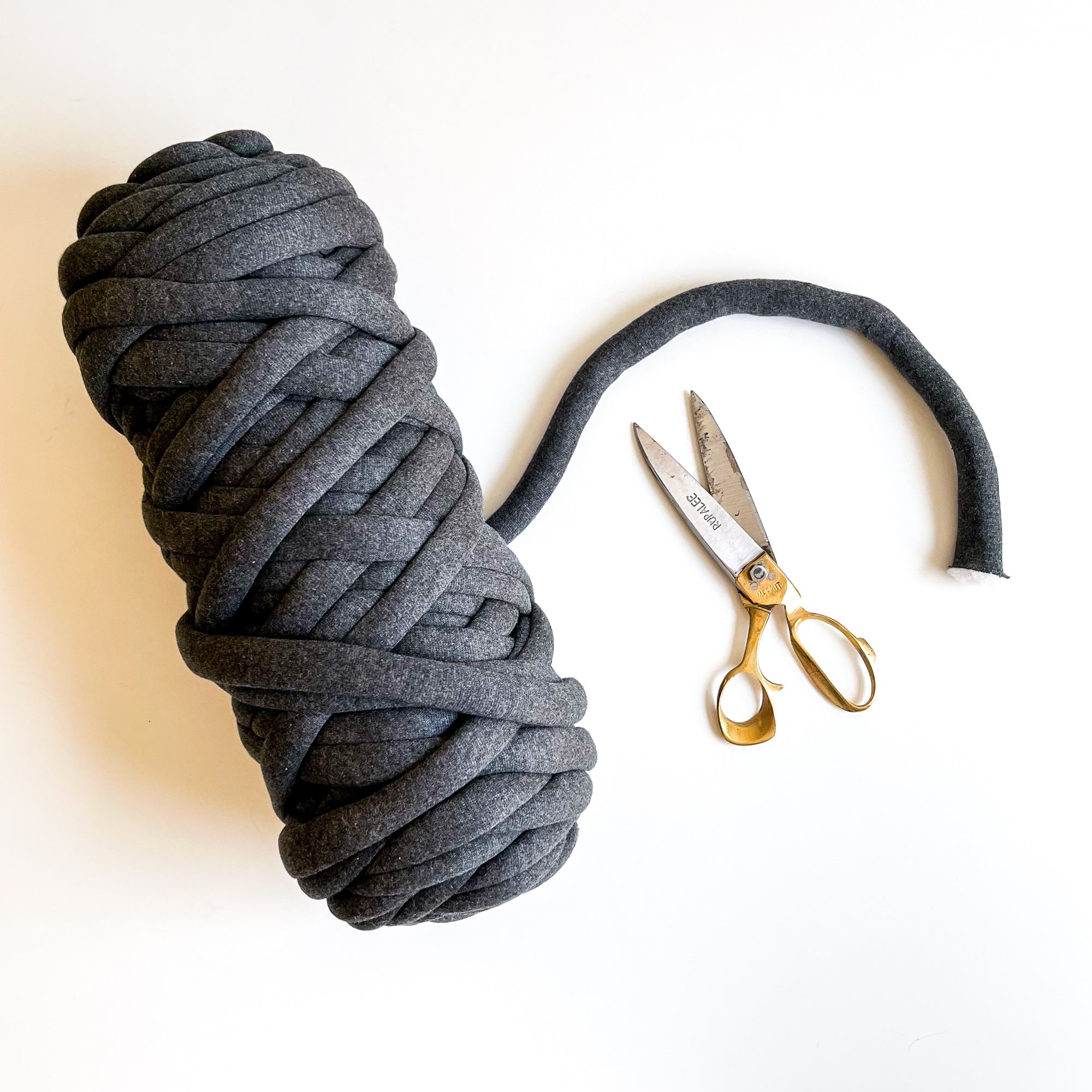 Flax & Twine Giant Cotton Squish in Charcoal