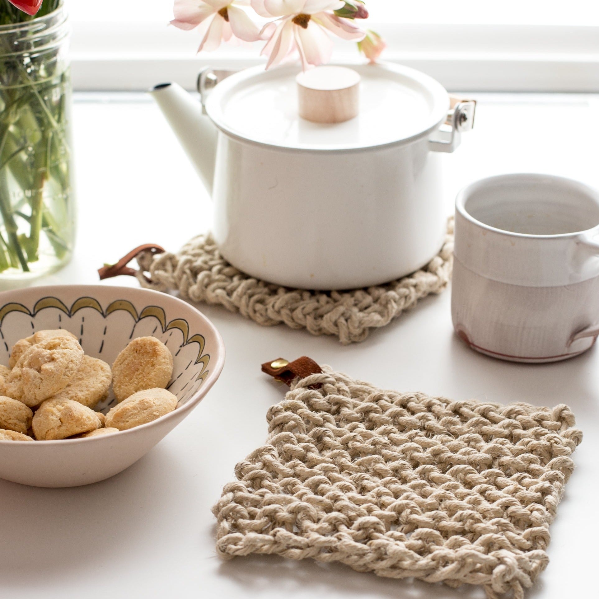 Pauly Flax Potholders Pattern